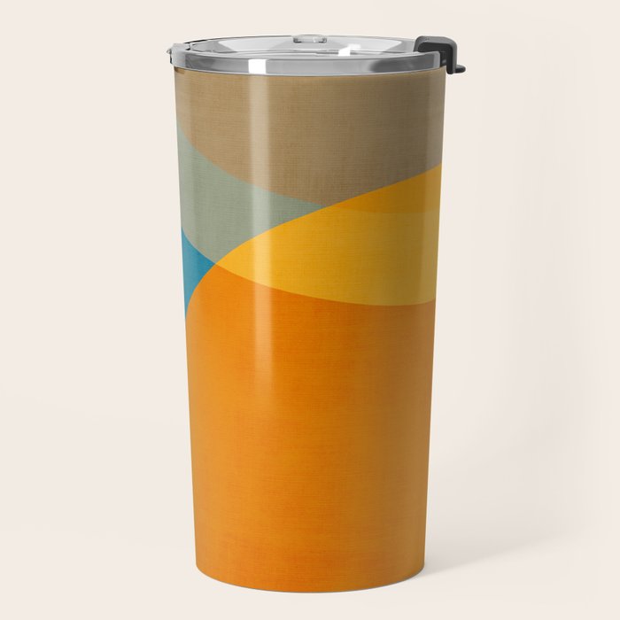 Colorful Modern Abstract Art IV Travel Mug Gallery Image 2