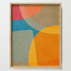Colorful Modern Abstract Art IV Serving Tray Gallery Image 1
