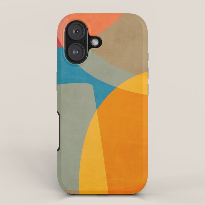 Colorful Modern Abstract Art IV iPhone Case Gallery Image 1