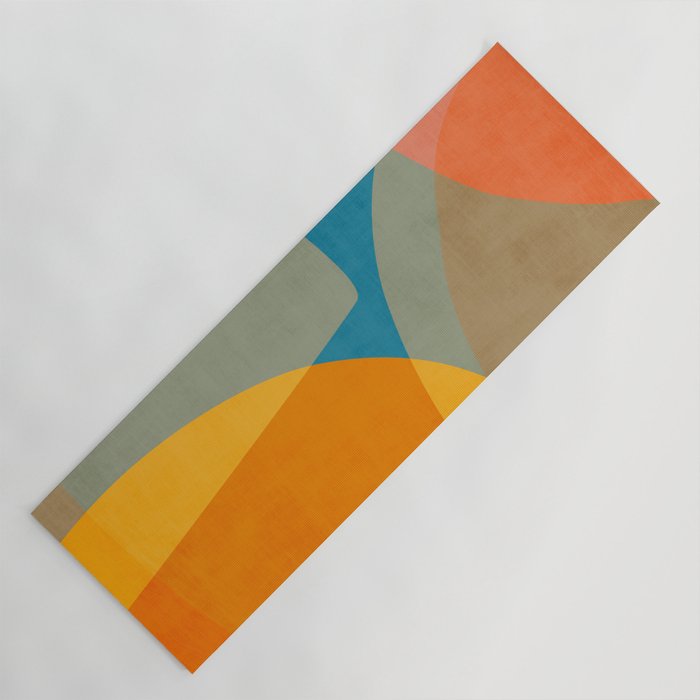 Colorful Modern Abstract Art IV Yoga Mat Gallery Image 1