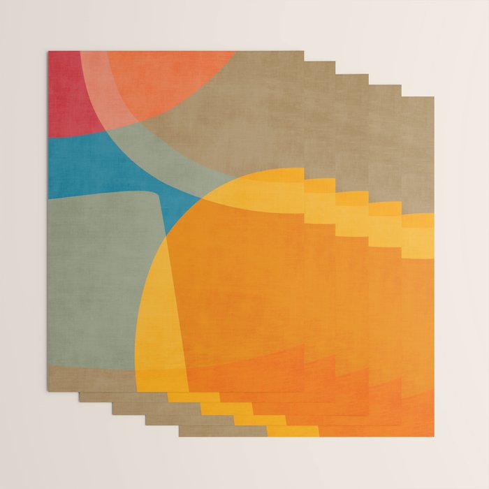 Colorful Modern Abstract Art IV Wrapping Paper Gallery Image 3