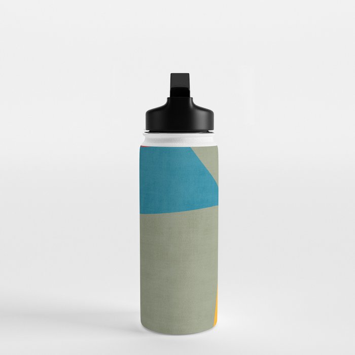 Colorful Modern Abstract Art IV Water Bottle Gallery Image 3