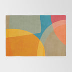 Colorful Modern Abstract Art IV Rug Gallery Image 2