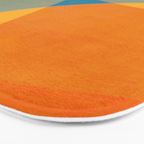 Colorful Modern Abstract Art IV Bath Mat Gallery Image 3