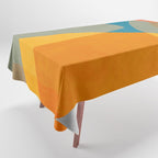 Colorful Modern Abstract Art IV Tablecloth Gallery Image 1