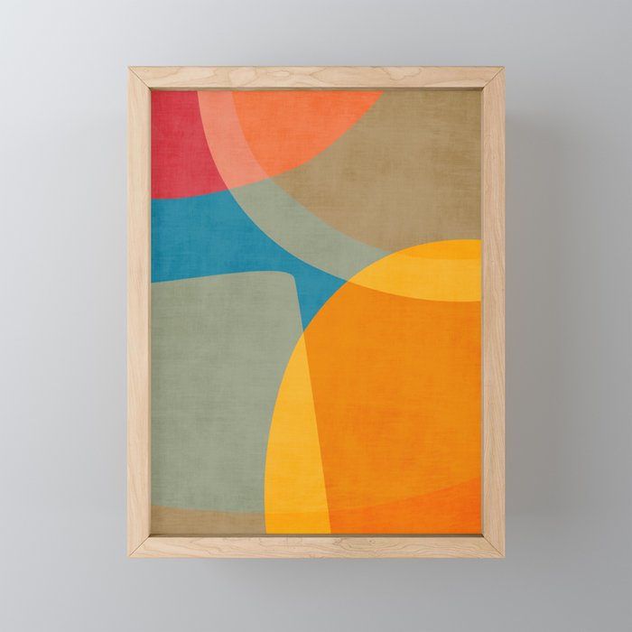 Colorful Modern Abstract Art IV Mini Art Print Gallery Image 1