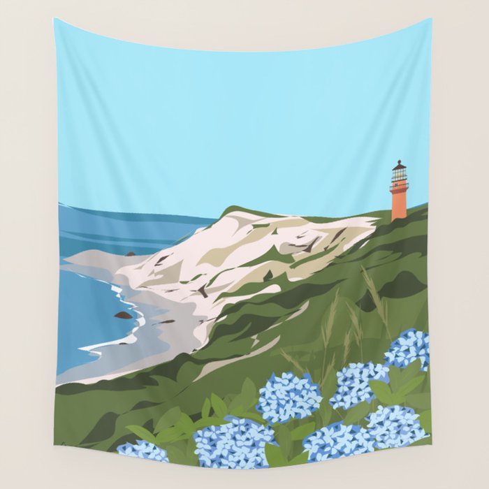 Martha's Vineyard Summer Wall Tapestry Gallery Image 4
