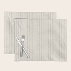 Lines #5 (Cream & Gray) Placemat Gallery Image 1