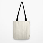 Lines #5 (Cream & Gray) Tote Bag Gallery Image 2