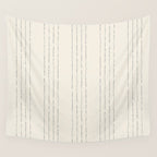 Lines #5 (Cream & Gray) Wall Tapestry Gallery Image 4
