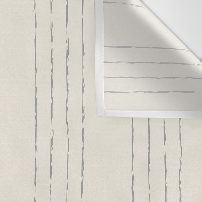 Lines #5 (Cream & Gray) Wall Tapestry Gallery Image 3