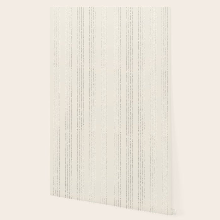 Lines #5 (Cream & Gray) Wallpaper Gallery Image 2