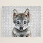 Baby Wolf - Colorful Jigsaw Puzzle Gallery Image 1