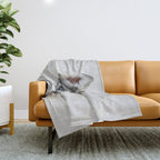 Baby Wolf - Colorful Throw Blanket Gallery Image 1