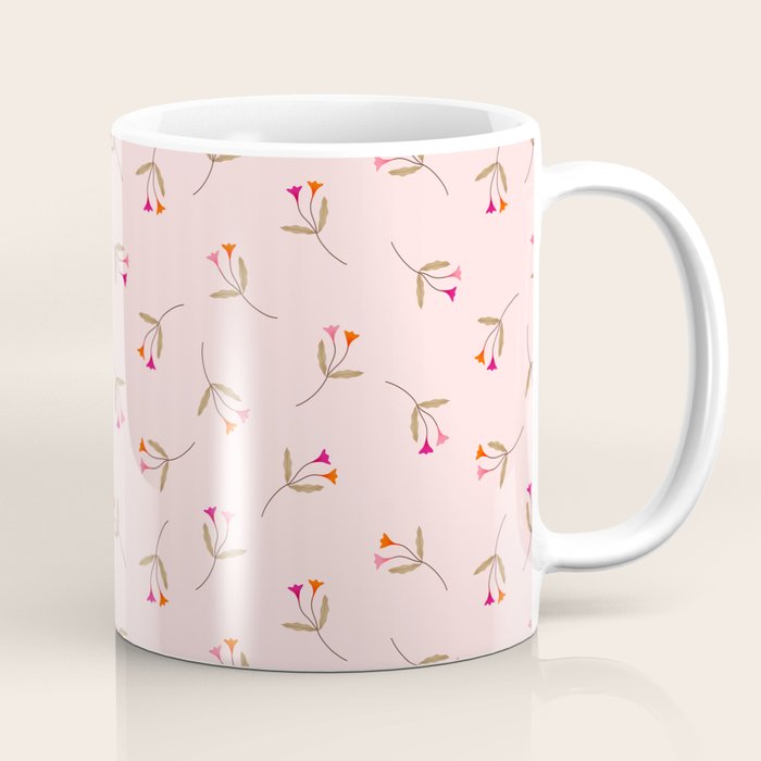 Pressed Posies - Floral Art Coffee Mug Gallery Image 1