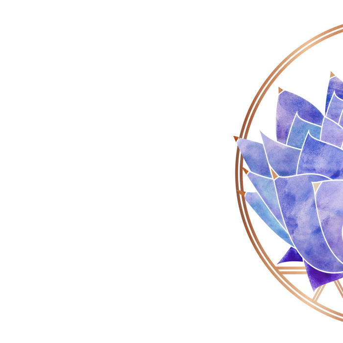 Violet Zen Lotus Flower Watercolor Coffee Mug Gallery Image 2