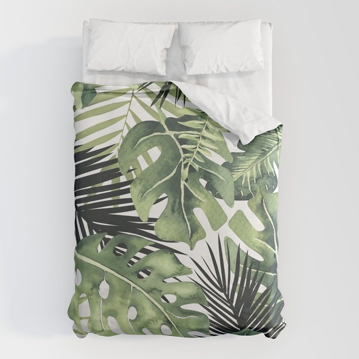 Tropical Leaves Duvet Cover Gallery Image 6