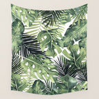 Tropical Leaves Wall Tapestry Gallery Image 4