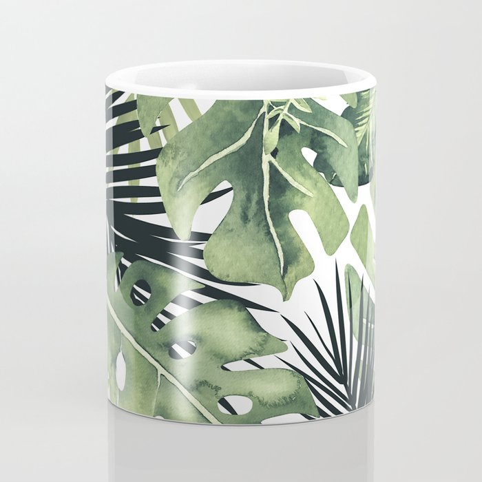Tropical Leaves Coffee Mug Gallery Image 4