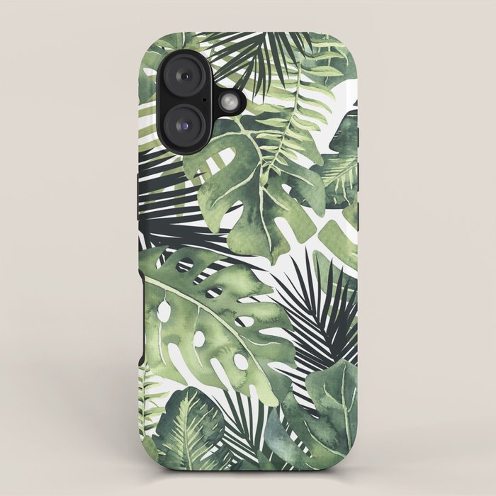 Tropical Leaves iPhone Case Gallery Image 1