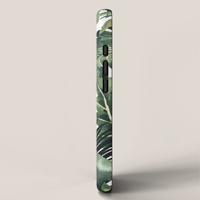 Tropical Leaves iPhone Case Gallery Image 2