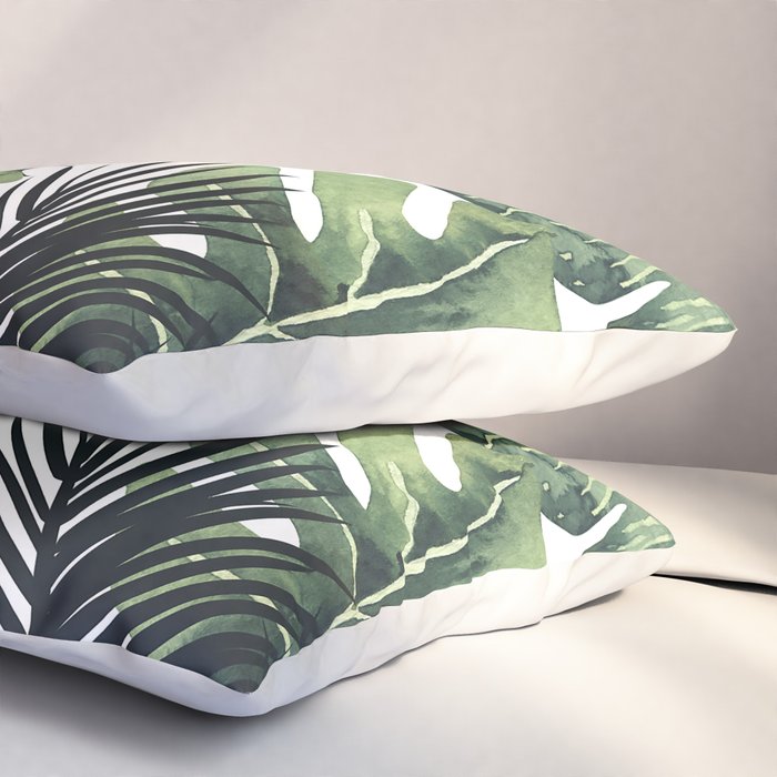 Tropical Leaves Pillow Sham Gallery Image 3