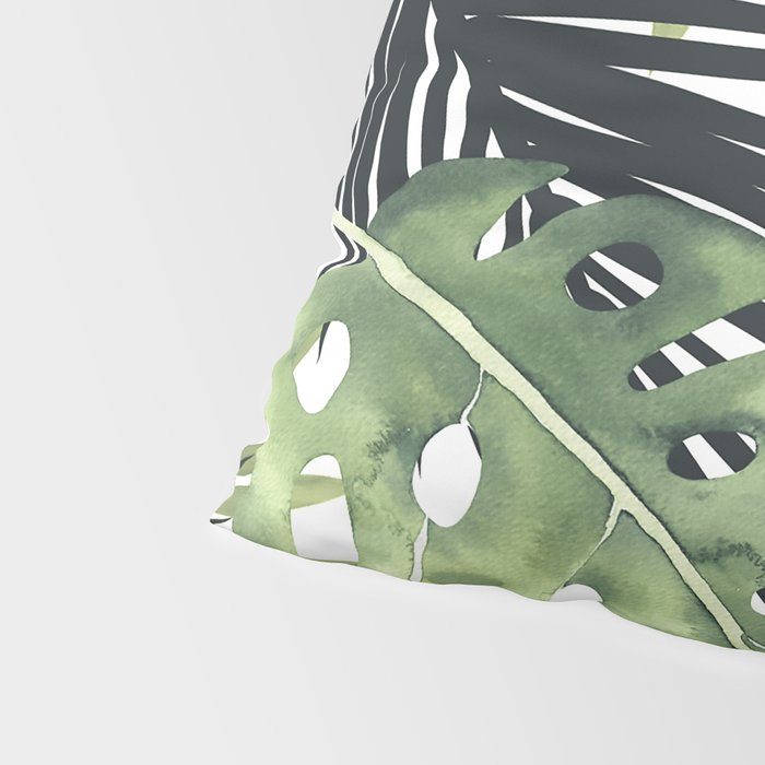 Tropical Leaves Pillow Sham Gallery Image 4