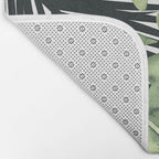 Tropical Leaves Bath Mat Gallery Image 2