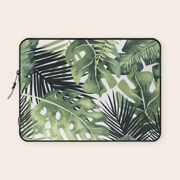 Tropical Leaves Laptop Sleeve Gallery Image 1