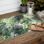 Tropical Leaves Outdoor Rug Gallery Image 2