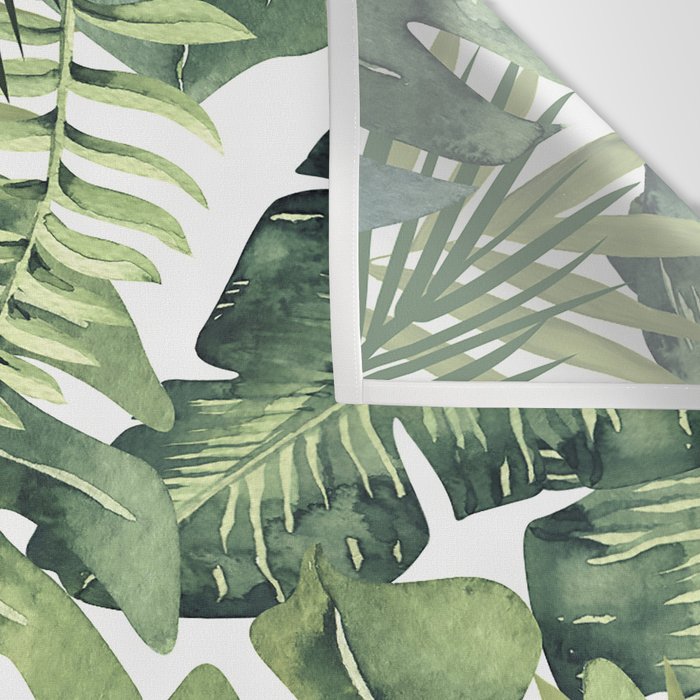 Tropical Leaves Wall Tapestry Gallery Image 3