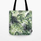 Tropical Leaves Tote Bag Gallery Image 1