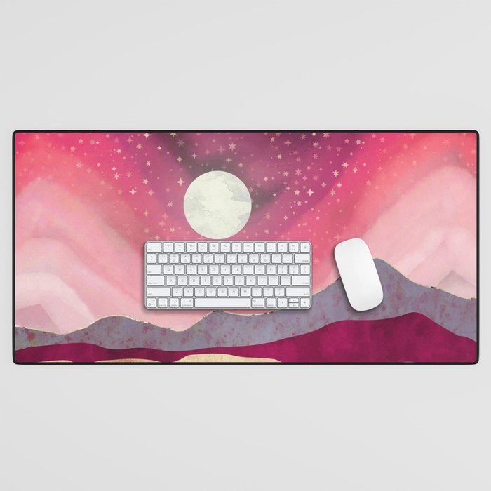 Scarlet Night Desk Mat Gallery Image 1