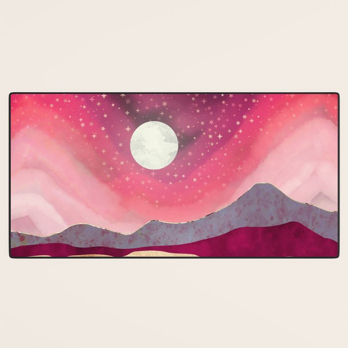 Scarlet Night Desk Mat Gallery Image 3