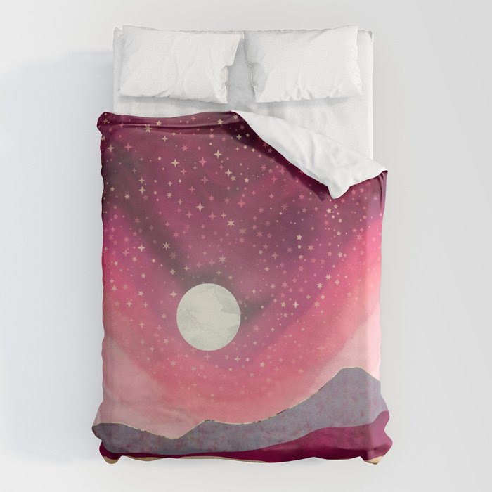Scarlet Night Duvet Cover Gallery Image 6