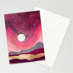 Scarlet Night Stationery Card Gallery Image 2