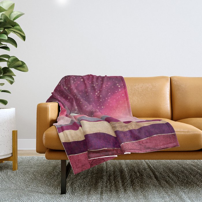 Scarlet Night Throw Blanket Gallery Image 1