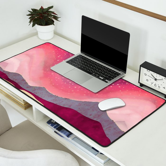Scarlet Night Desk Mat Gallery Image 2
