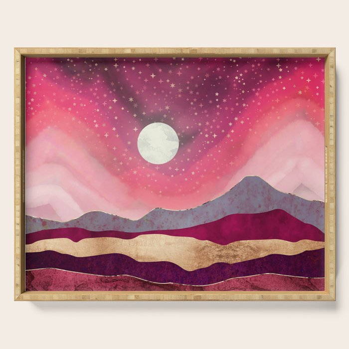Scarlet Night Serving Tray Gallery Image 1