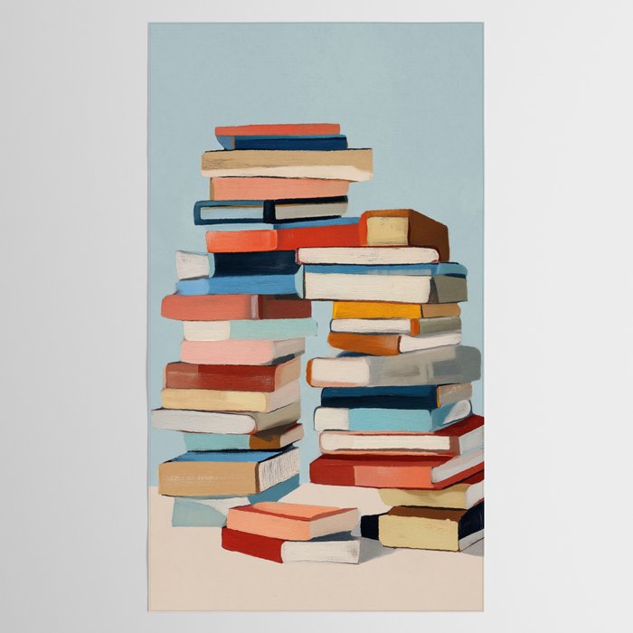 Books in Balance Tablecloth Gallery Image 2