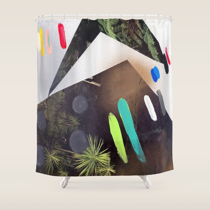 Composition 758 Shower Curtain Gallery Image 1