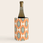 Mid Century Mod Retro Modern Shapes Orange Pink Green Wine Chiller Gallery Image 3