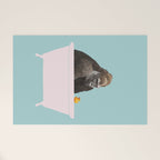 Gorilla in Bathtub Welcome Mat Gallery Image 1