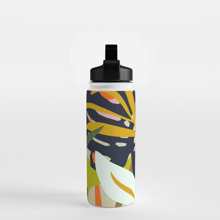 Jungle Abstract 2 Water Bottle Gallery Image 2