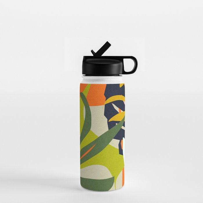 Jungle Abstract 2 Water Bottle Gallery Image 1