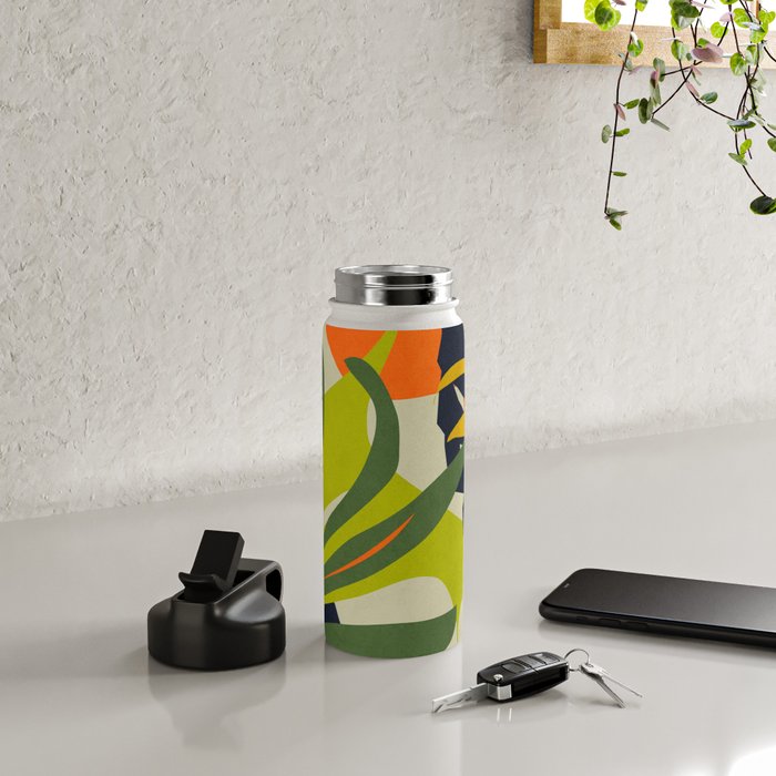 Jungle Abstract 2 Water Bottle Gallery Image 4
