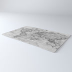 Black and White World Map (1801) Rug Gallery Image 3
