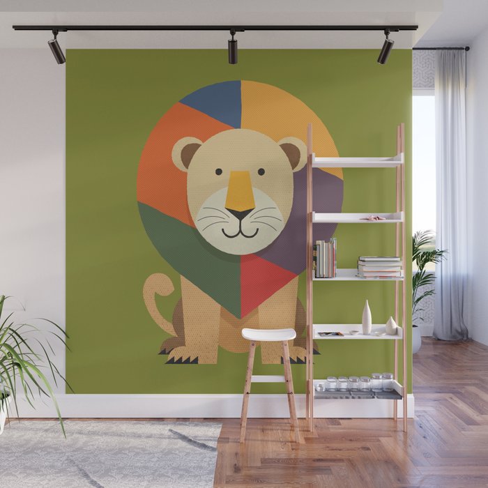 Lion Wall Mural Gallery Image 1