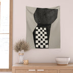 Modern Shapes Wall Tapestry Gallery Image 2