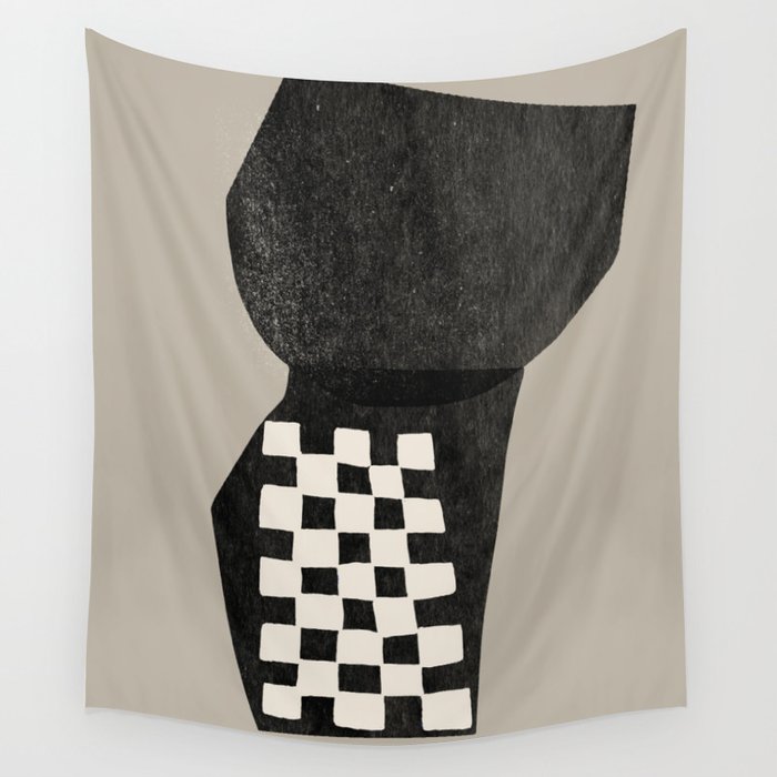 Modern Shapes Wall Tapestry Gallery Image 1